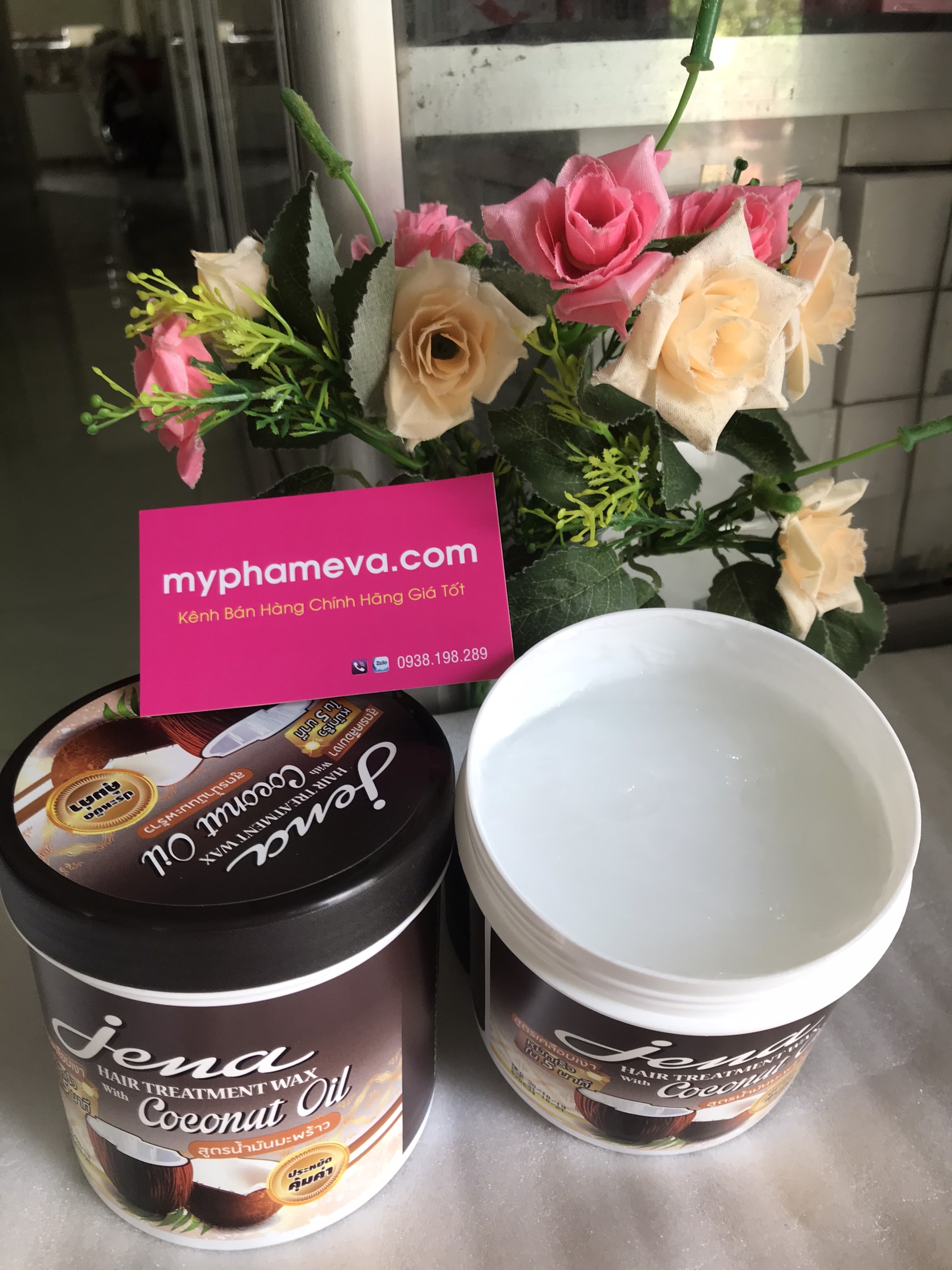  Kem Ủ MƯỚT Tóc Dừa JENA Thái Lan  Ủ Tóc Dưỡng Tóc-1